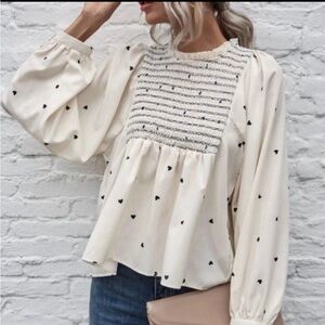 Zara Heart Top